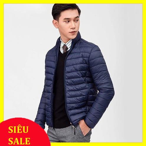 Áo Khoác Phao Nam l Áo Phao Lông Vũ Nam Siêu Nhẹ dáng ôm-AK61