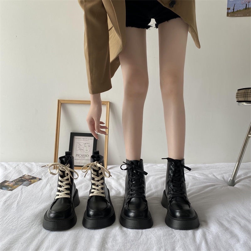 BOOTS DA CAO CỔ ĐẾ CAO ULZZANG H40