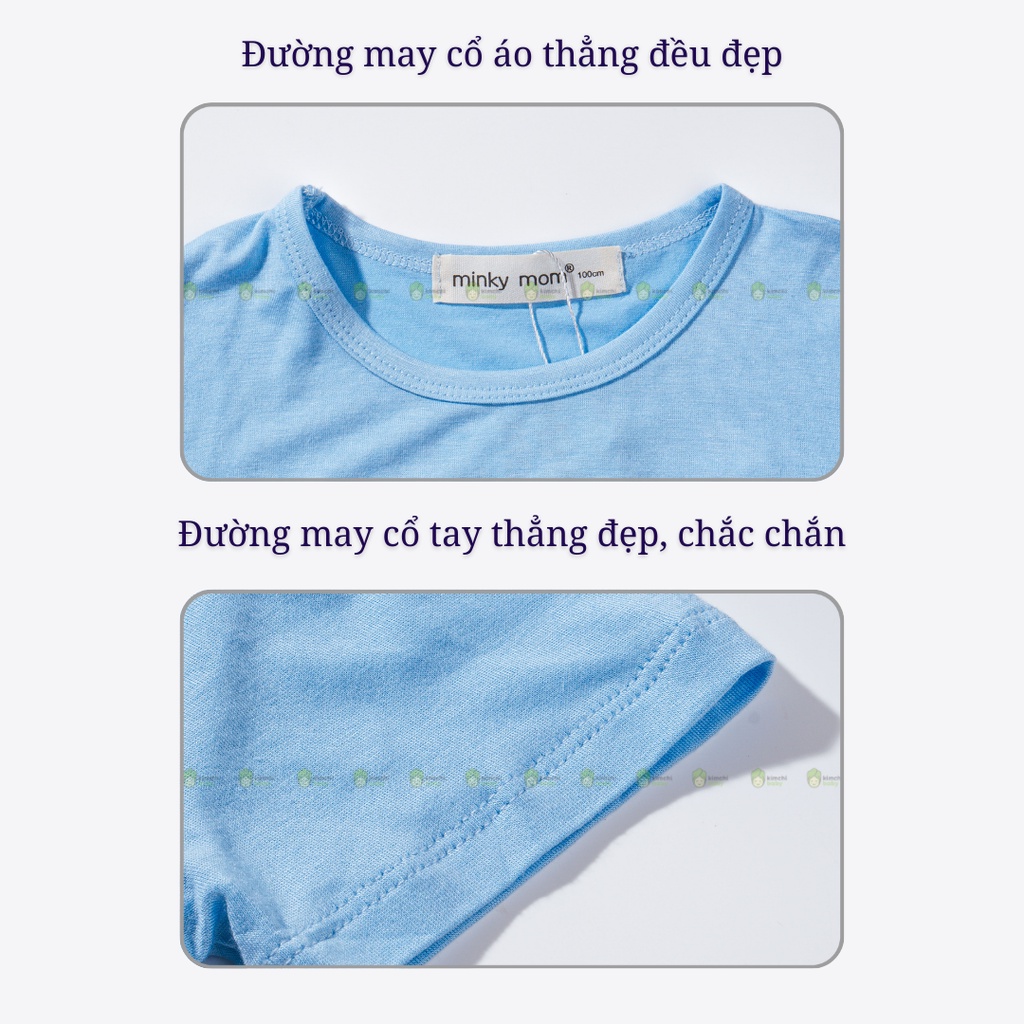 [SZ ĐẠI]Bộ Dài Tay Cho Bé Trai, Bé Gái Minky Mom Vải Thun Lạnh Hoạ Tiết Gấu Panda,Đồ Bộ Dài Tay Cho Bé Mặc Nhà MKMTD2207
