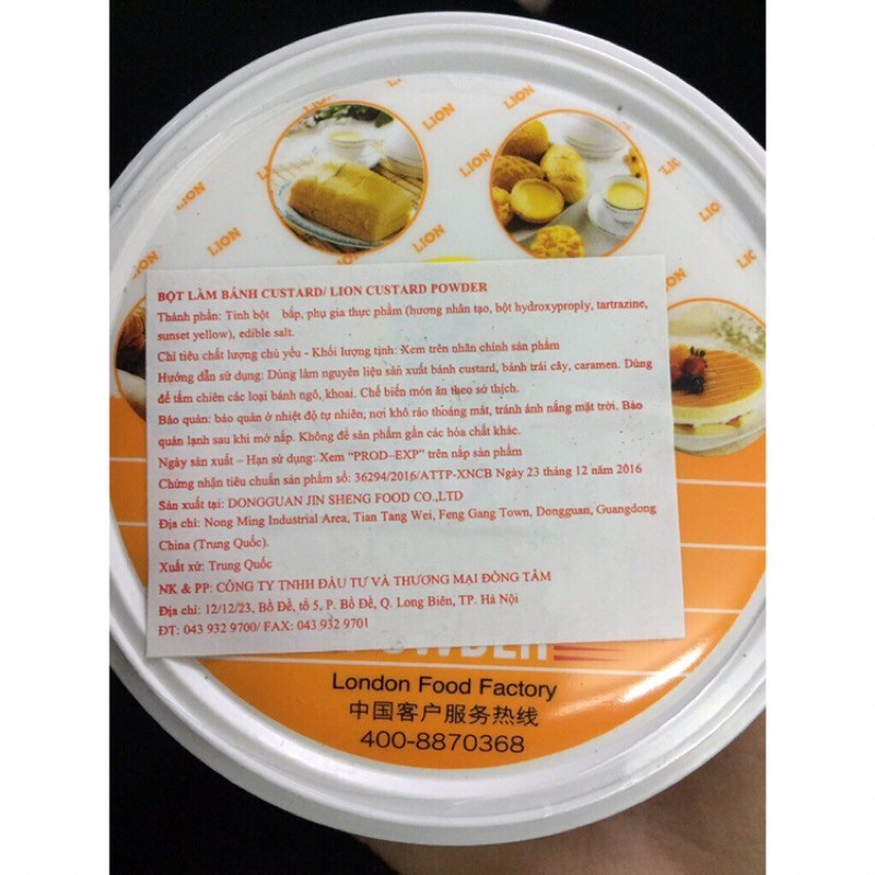 Bột sư tử Lion Hộp 300gr