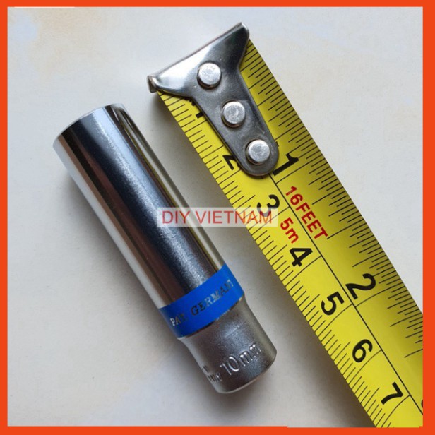 Tuýp mở bulong 1/4 inch thân dài hãng TOP (Khẩu vặn ốc 1/4 inch dài), khẩu ¼ top