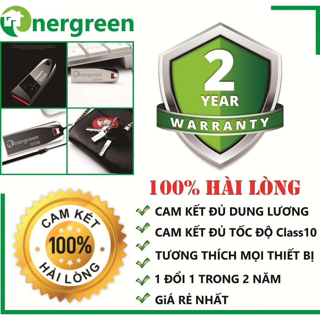 USB 32GB Energreen Chuẩn Kết Nối 2.0