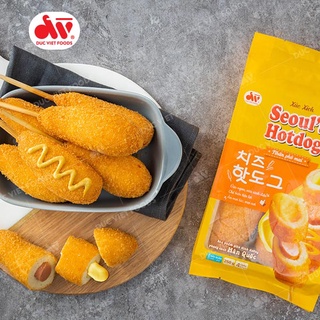 Hotdog Cuộn Phomai 250g Đức Việt Foods| Hotdog Đức Việt | Hotdog phomai kéo sợi