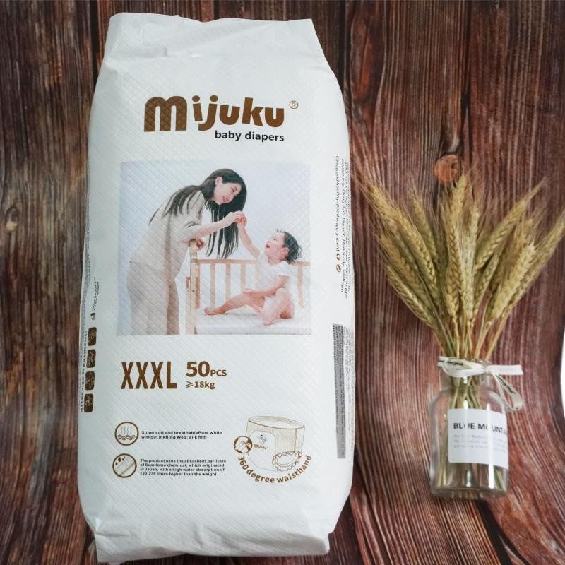  Bỉm quần Mijuku M50/L50/XL50/XXL50/XXXL50 (bao bì mới)