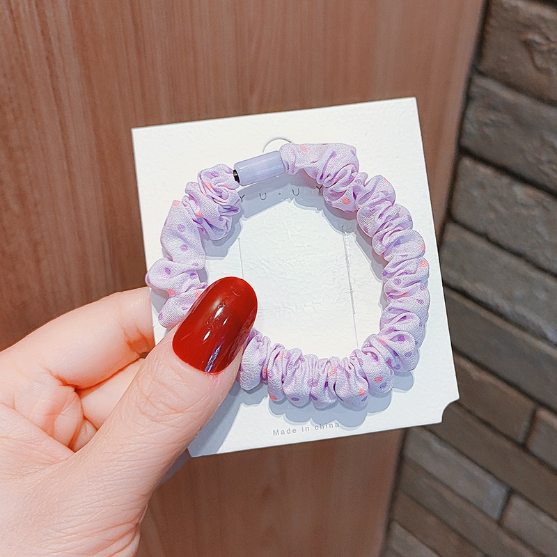 Vòng/Dây buộc tóc scrunchies họa tiết đáng yêu phong cách Hàn Quốc - Hàng cao cấp