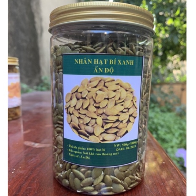 500gr nhân bí xanh Ấn Độ sấy khô