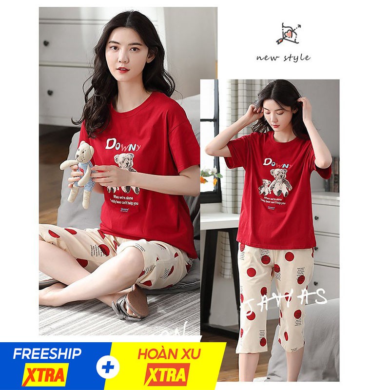 💄KÈM ẢNH VIDEO THẬT💄 Đồ Bộ Nữ Set Bộ Lửng Thun Đồ Bộ Mặc Nhà,Đồ bộ nữ cộc tay,bộ lửng, bộ mặc nhà 🌸 bộ lửng mùa hè 😉 | BigBuy360 - bigbuy360.vn