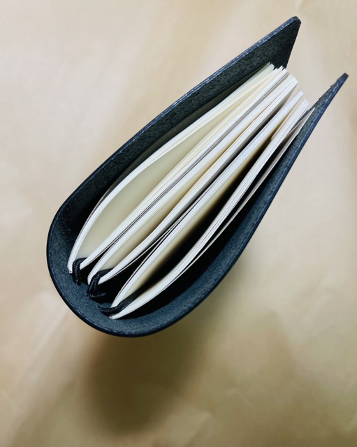 Sổ bìa da thật size 11x20cm. Traveler's notebook