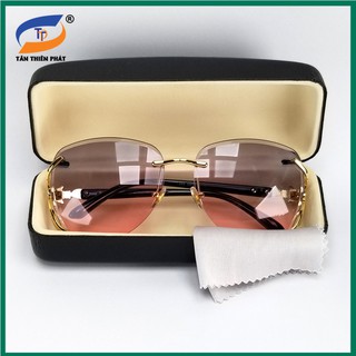 Mắt kính nữ đi ngày đêm 1886 màu nâu, đen khói, mận đỏ, xanh hồng. Tròng chống nắng và tia UV