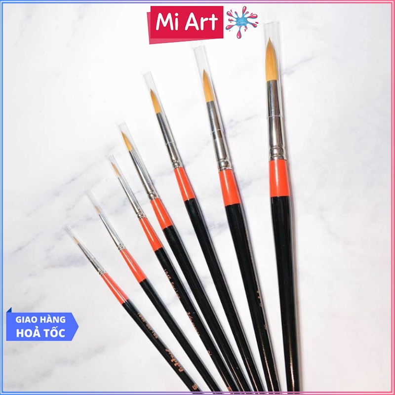 [Hỏa Tốc HCM] Cọ Vẽ Màu Nước Happy Round - 1845 Series