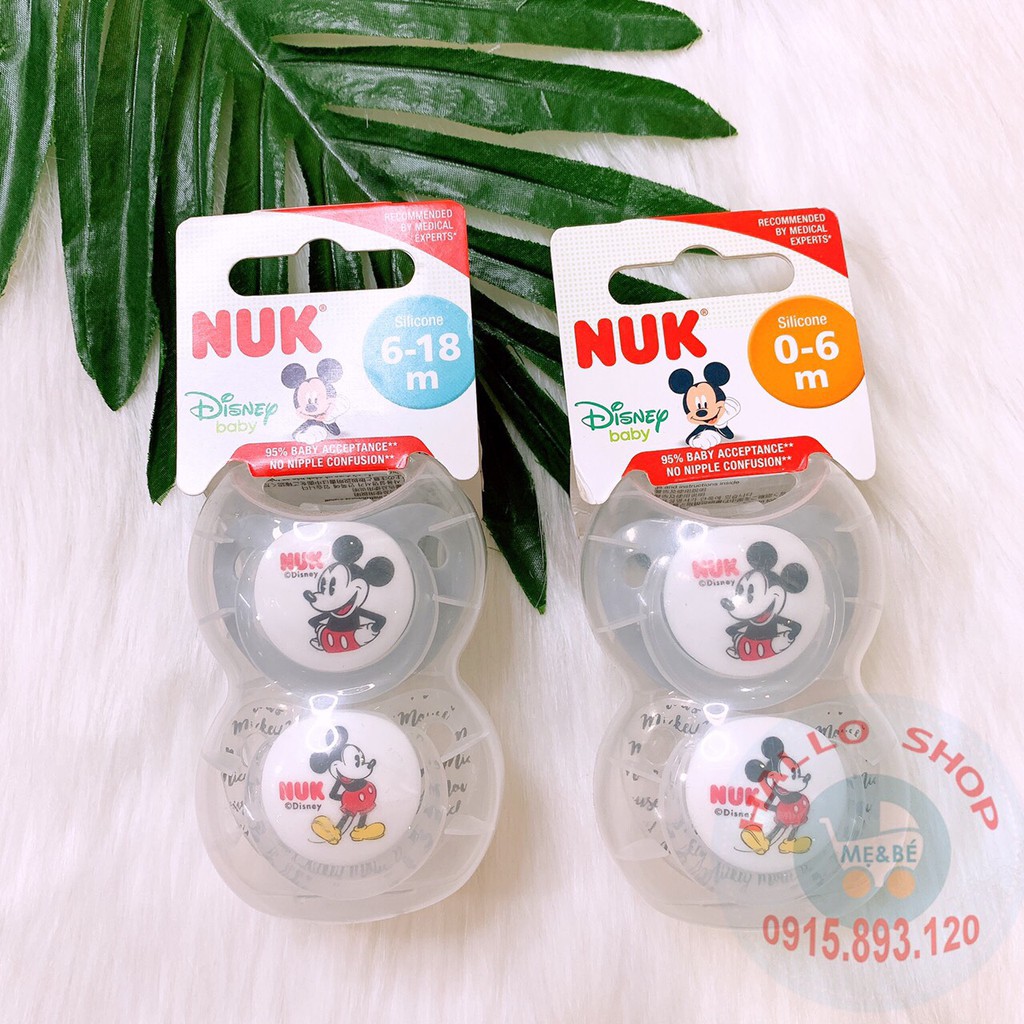 Bộ ty giả silicon MICKEY plus 6-18m