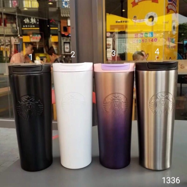 [Tặng Túi Bảo Vệ] Bình Giữ Nhiệt Inox 304 Starbucks Ombre 500ml