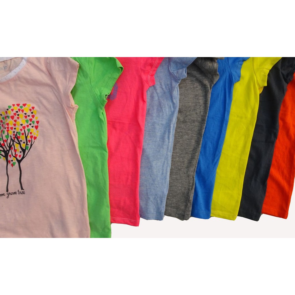 Xả hàng áo phông VNXK cho bé gái từ 13 - 43kg, xả lỗ, không lợi nhuận, 1000% hàng mới - 100% cotton