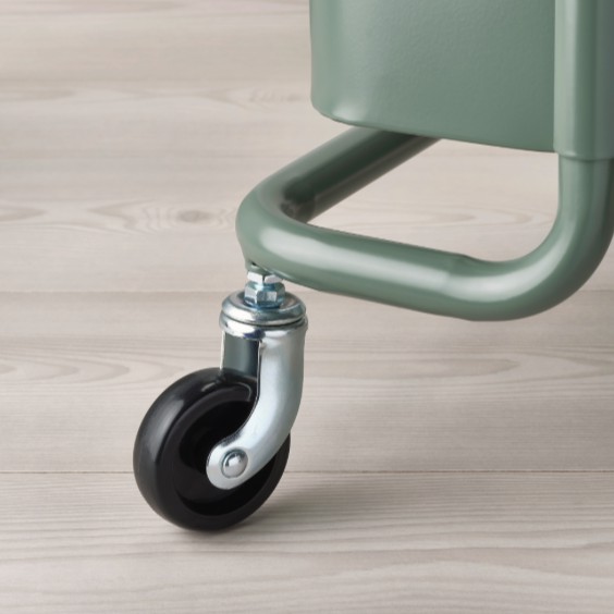 Kệ IKEA 3 tầng xe đẩy có bánh xe RASKOG IKEA chính hãng - Hàng Auth 100%