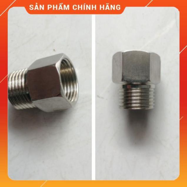 Nối ren trong, ren ngoài 21 ren 1/2 21mm thực đo 20mm