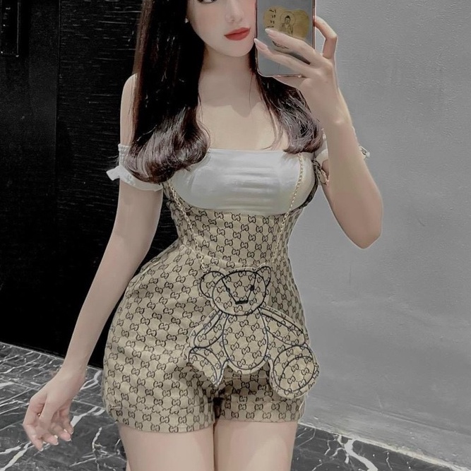 Set Đồ Nữ Áo Yếm Phong Cách Tươi Trẻ Năng Động Cho Nàng Đi Chơi Đi Tiệc Thoải Mái Thời Trang Nữ Xm Minh Phúc