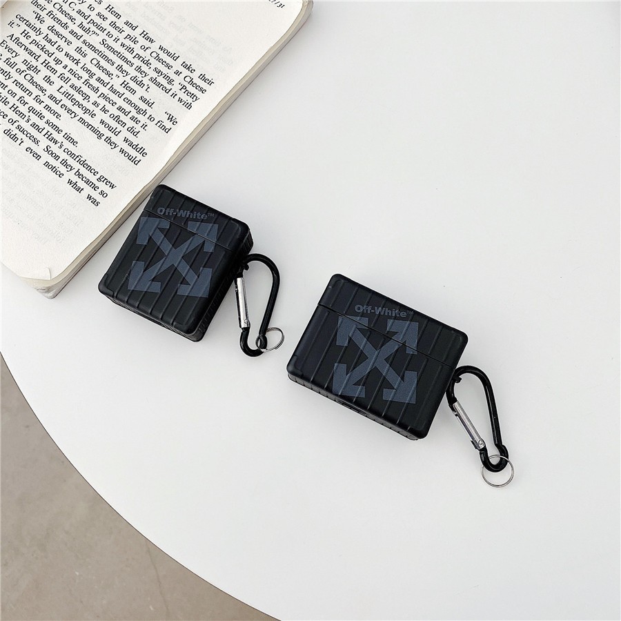 Vỏ Bảo Vệ Hộp Sạc Tai Nghe airpods pro airpods 3 gen3 airpods 2 Họa Tiết off white Thời Trang Ốp