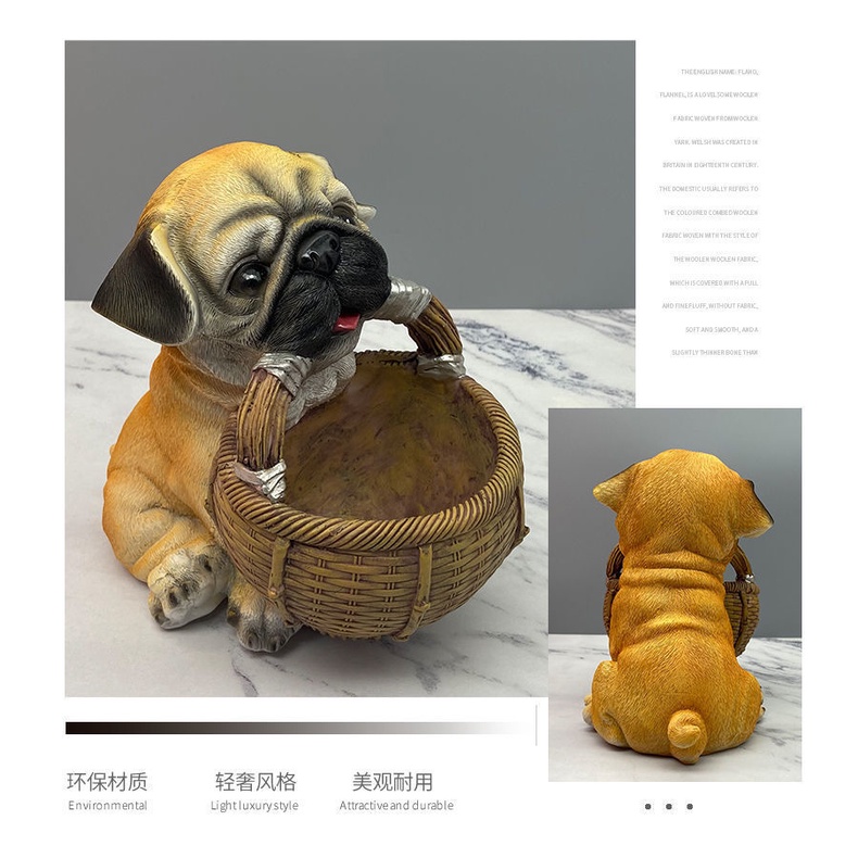 Bộ Sưu tập tượng giỏ chó Bull
