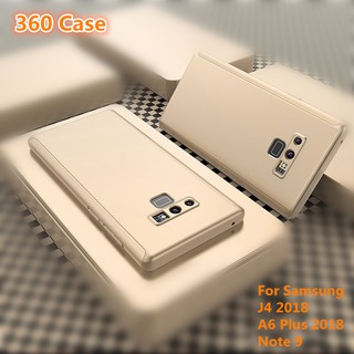 Ốp điện thoại PC cứng + kính cường lực chất lượng cao cho SAMSUNG J4 A6 PLUS 2018 NOTE 9