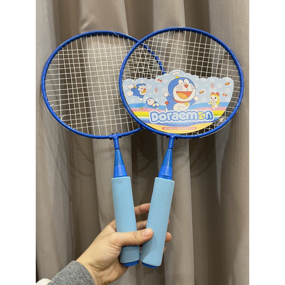 Vợt cầu lông trẻ em Doraemon cho bé cực xịn sò siêu hót tặng kèm 2 quả cầu