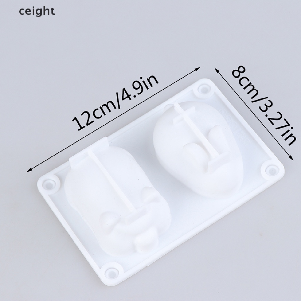 Khuôn silicon làm bánh hình lợn con/thỏ con độc đáo