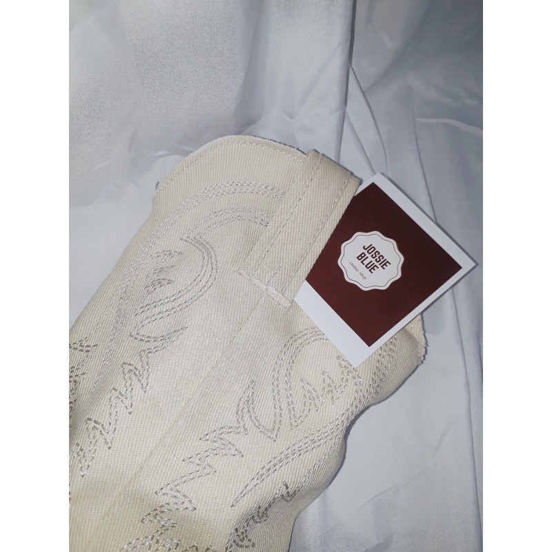 [HÀNG ORDER] Bốt cổ cao dưới gối Cao bồi hoa văn style Hàn Quốc | BigBuy360 - bigbuy360.vn