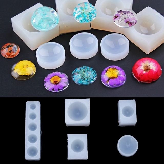 Khuôn resin bán cầu nhiều size