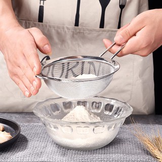 Rây Bột Inox Có Tay Cầm