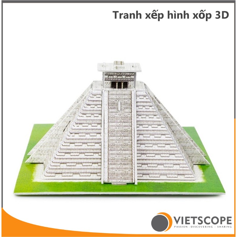 Bộ lắp ráp mô hình 3D Kim Tự Tháp Maya - MAYA PYRAMID - B668-5