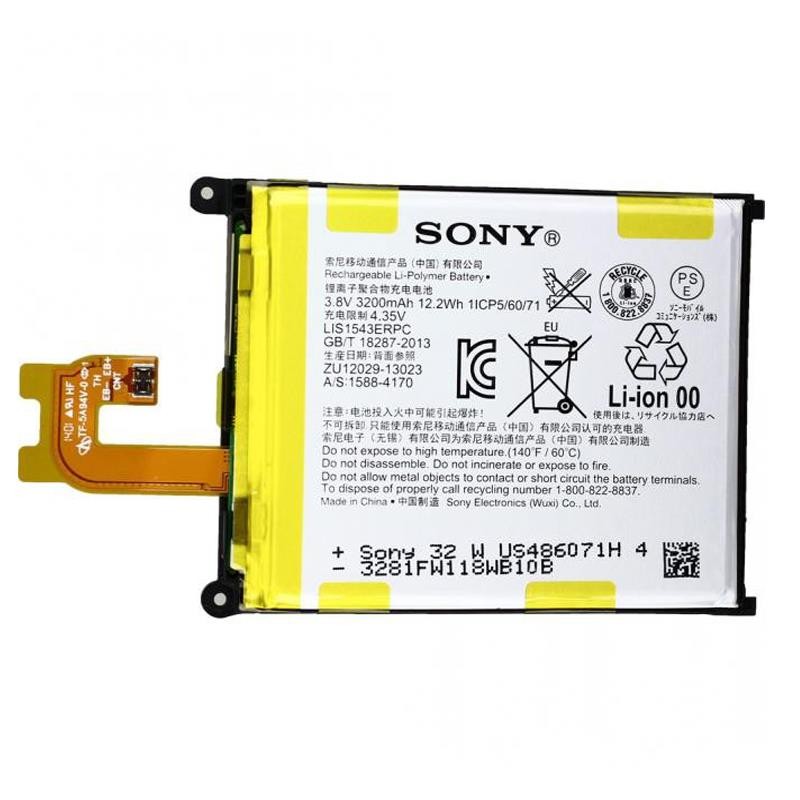 Pin Sony Z,Z1,Z2,Z3,,Z3v,Z3c,Z4,Z5,Z5P,M4,M5,C4,C5