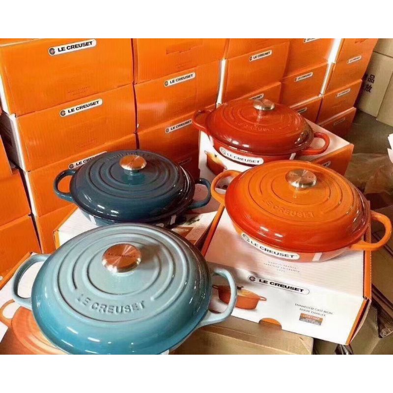 Nồi Le Creuset - Pháp / Nồi gang tráng men cao cấp size 26cm