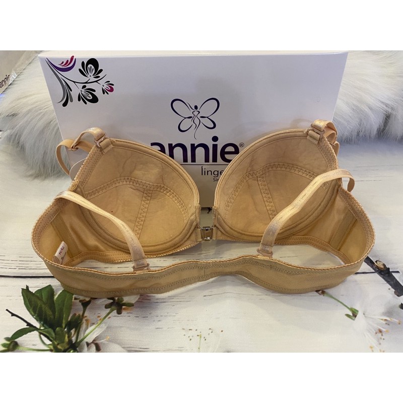 Áo ngực annie cài trước cao cấp BF3012 không mouse, cup trơn có gọng