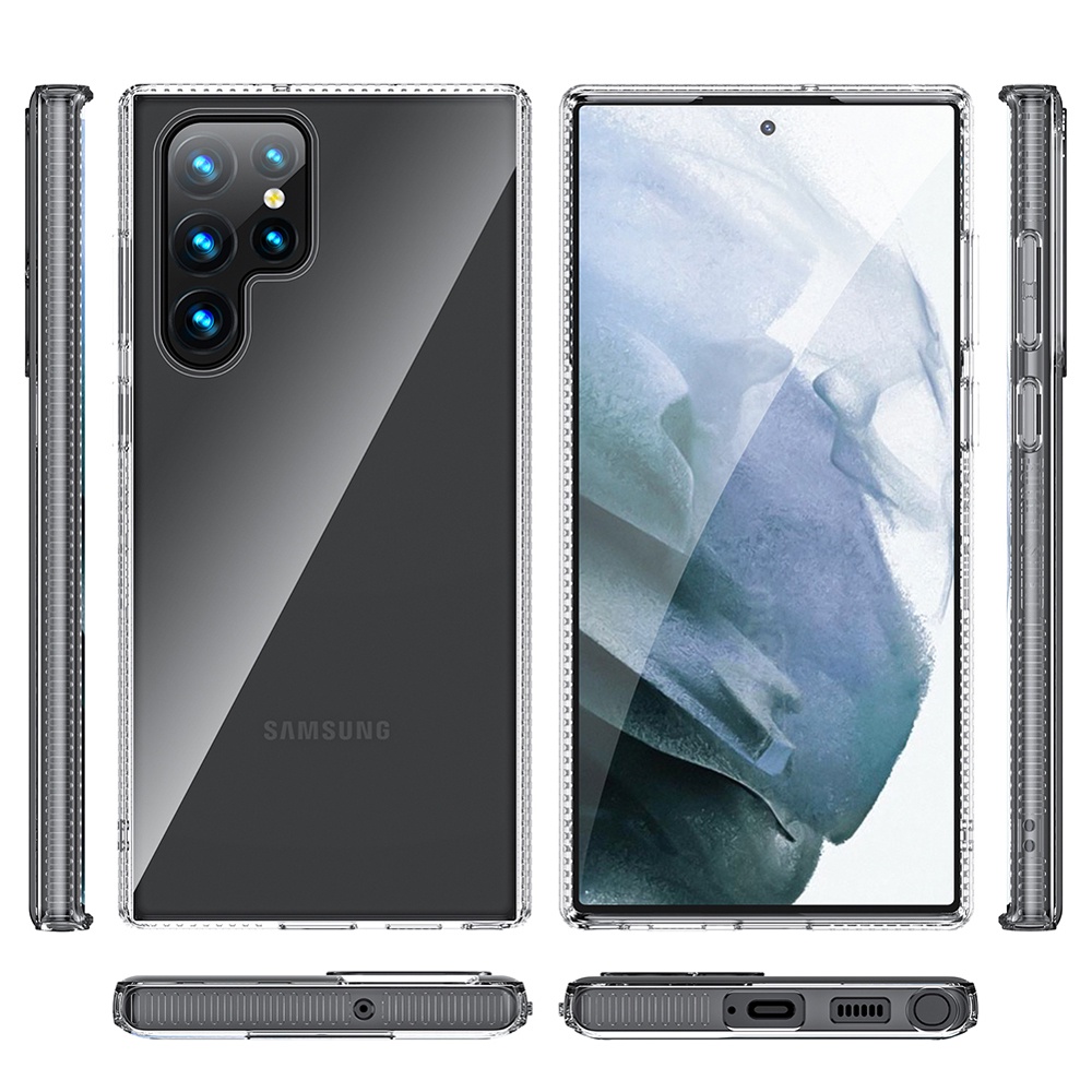 Ốp lưng Samsung S22 S22+ Plus S22 Ultra 5G trong suốt chống sốc Fullbox