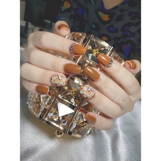 Hoa bột vẽ dán móng hoa ôm đá hàng vẽ sẳn