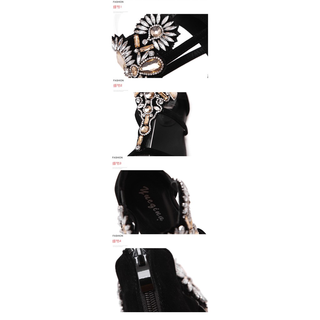 Sandal đính đá độc lạ