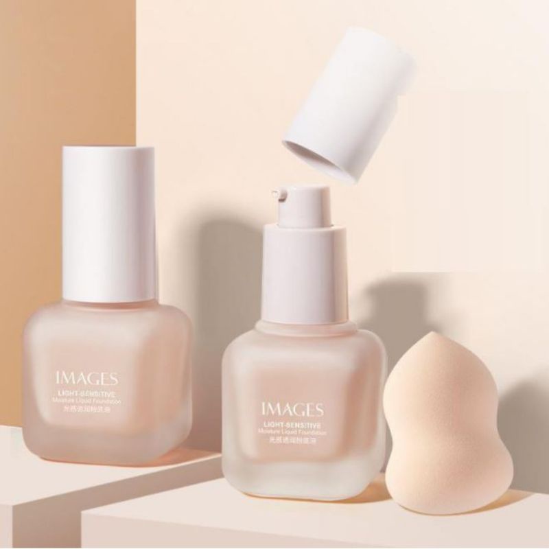 kem nền Images Light che khiếu điểm kiểm soát dầu kháng nước lâu trôi tạo độ tự nhiên