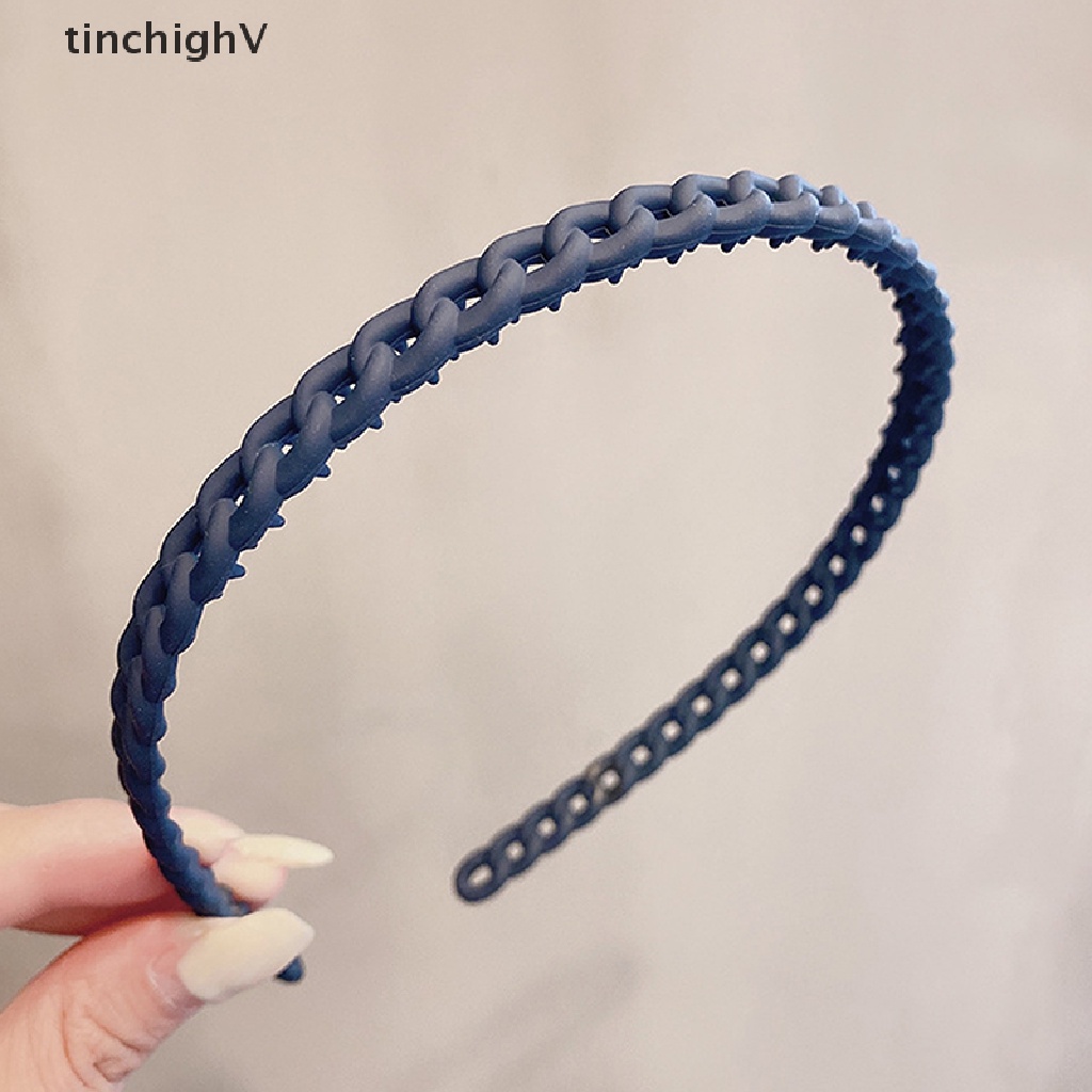 Băng Đô Cài Tóc Màu Trơn Dành Cho Nữ