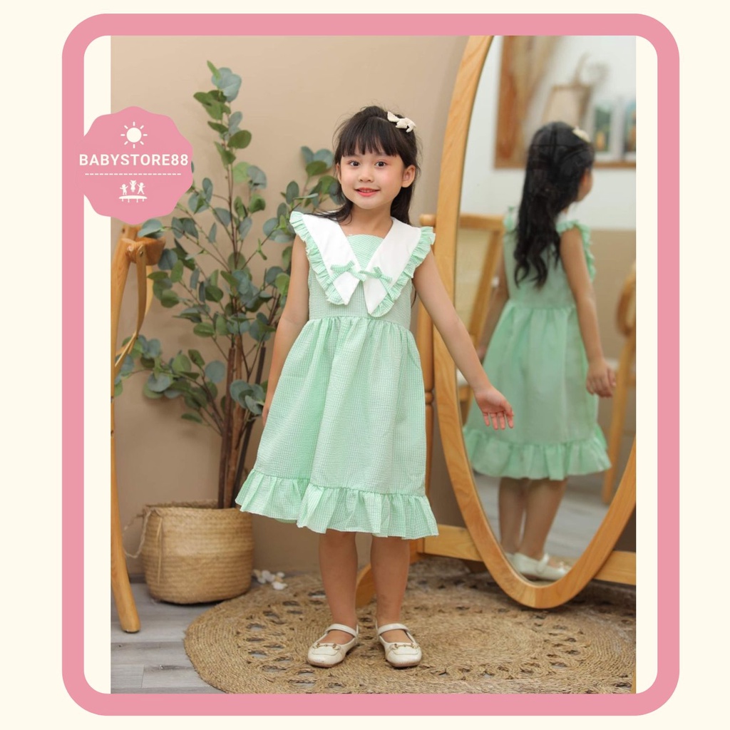 Váy bé gái mùa hè - Babystore88 - Đầm bé gái hàng thiết kế 1 2 3 4 5 6 7 8 9 10 11 12 tuổi V56