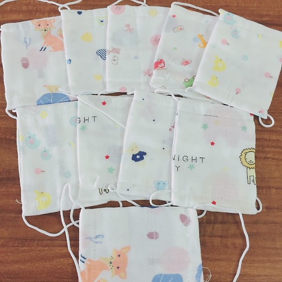 Khẩu trang xô Nhật cho bé