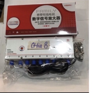 Bộ chia tín hiệu truyền hình cáp Tivi 1 cổng vào 8 cổng ra