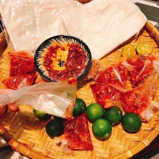 Bánh tráng sate tắc lớn