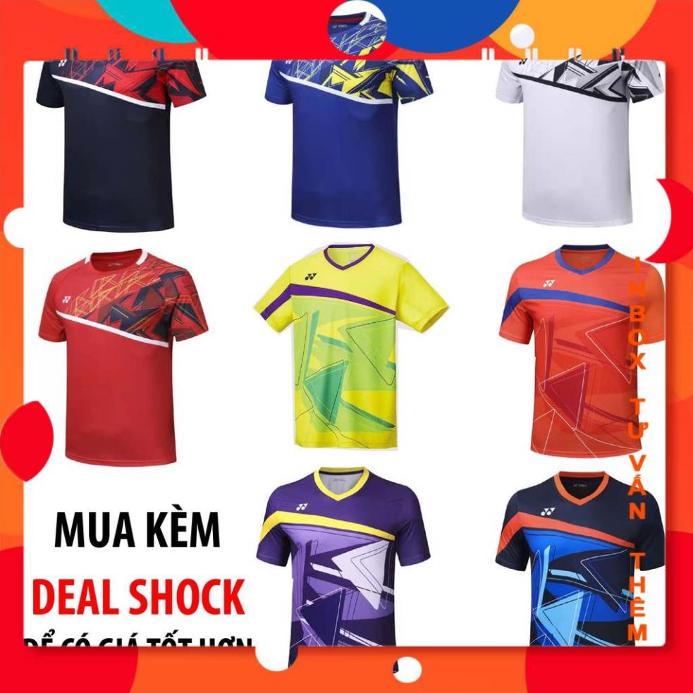 Áo Cầu Lông Nam Nữ Yonex 6050 thun lạnh đẹp, mẫu đẹp 2020, hút mồ hôi tốt shopledap