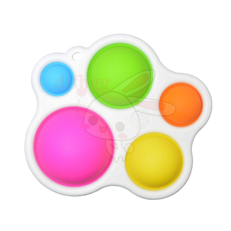 【Giao hàng nhanh】POP IT fidget Tiktok Móc Khóa Đồ Chơi Bấm Nút Giúp Giảm Căng Thẳng / Finger Pressure Bubble SensoryToys