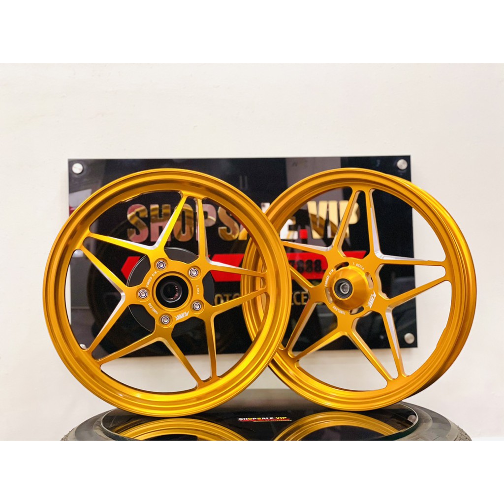 Mâm CNC Kingspeed Cho Vario/Click (Màu Gold)