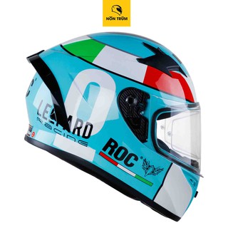 Nón bảo hiểm fullface ROC R1 tem LEOPARD