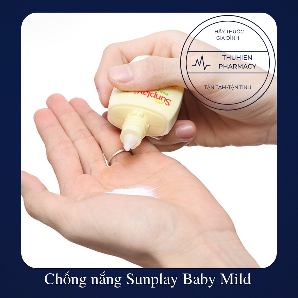 Sữa chống nắng cho bé và da nhạy cảm Sunplay Baby Mild SPF 35+ PA++ 30g