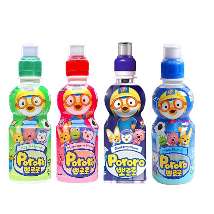 Nước Uống Pororo Chứa Vitamin Và Khoáng Chất Tốt Cho sự Phát Triển Của Trẻ Hộp 235ml ( 2y+)