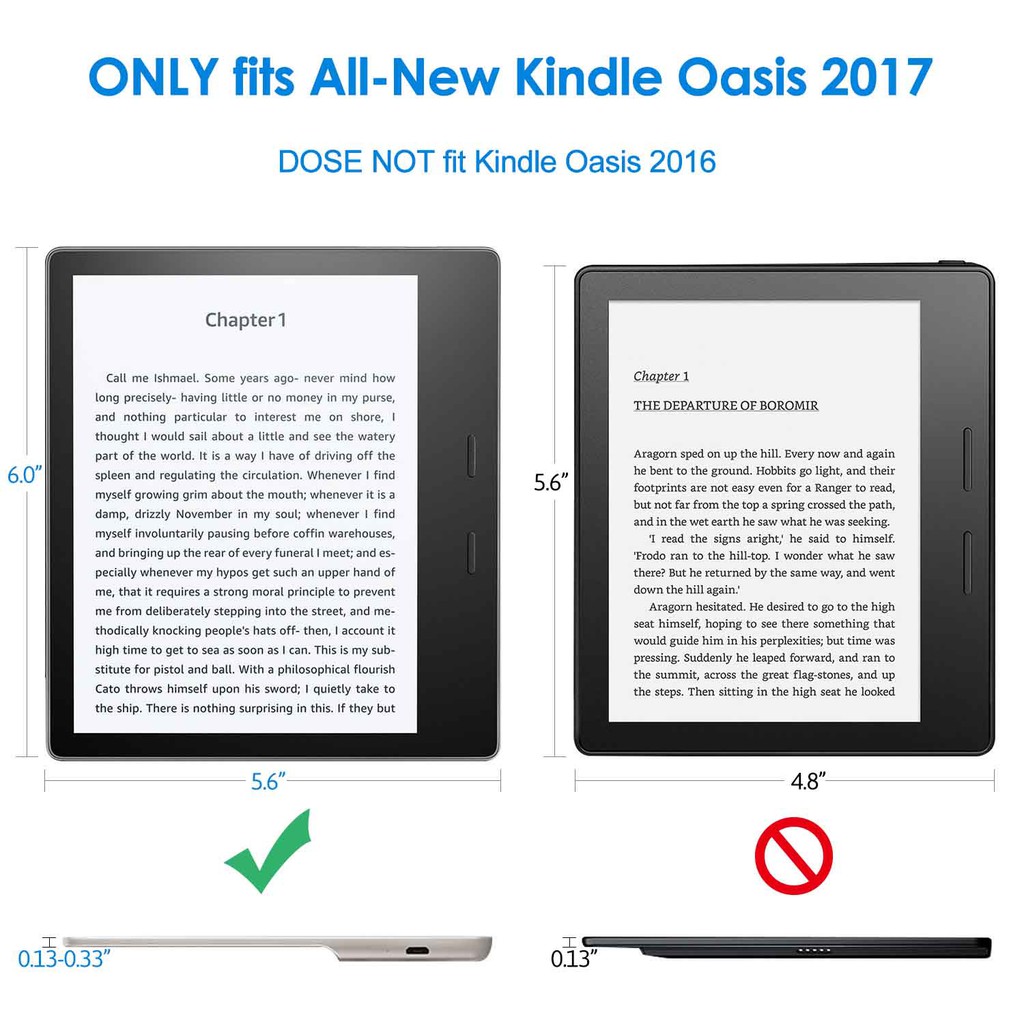 Bao da máy đọc sách Kindle Oasis 2 | BigBuy360 - bigbuy360.vn