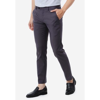 Quần tây trơn màu Slim Fit Vĩnh Tiến màu xám lông chuột