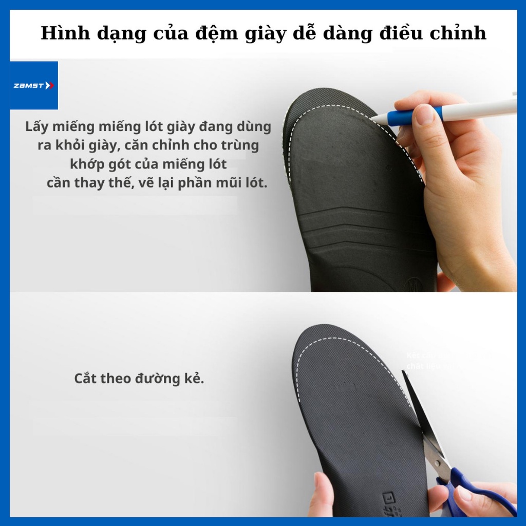 Lót giày thể thao ZAMST chính hãng Footcraft cushioned for SPIKE